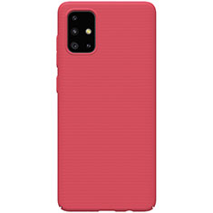 Coque Plastique Rigide Etui Housse Mat M01 pour Samsung Galaxy A51 5G Rouge