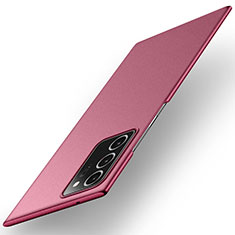 Coque Plastique Rigide Etui Housse Mat M01 pour Samsung Galaxy Note 20 Ultra 5G Rouge
