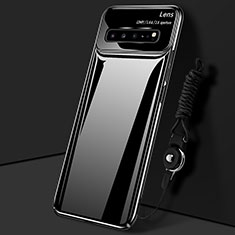 Coque Plastique Rigide Etui Housse Mat M01 pour Samsung Galaxy S10 5G SM-G977B Noir