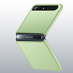 Coque Plastique Rigide Etui Housse Mat M01 pour Samsung Galaxy Z Flip 5G Vert