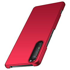 Coque Plastique Rigide Etui Housse Mat M01 pour Sony Xperia 1 II Rouge