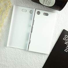 Coque Plastique Rigide Etui Housse Mat M01 pour Sony Xperia XZ1 Compact Blanc