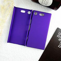 Coque Plastique Rigide Etui Housse Mat M01 pour Sony Xperia XZ1 Compact Violet