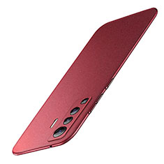 Coque Plastique Rigide Etui Housse Mat M01 pour Vivo X50 5G Rouge