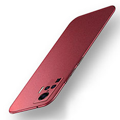 Coque Plastique Rigide Etui Housse Mat M01 pour Vivo X51 5G Rouge