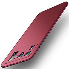 Coque Plastique Rigide Etui Housse Mat M01 pour Xiaomi Mi 11 Ultra 5G Rouge