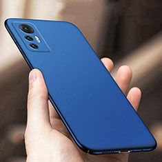 Coque Plastique Rigide Etui Housse Mat M01 pour Xiaomi Mi 12 Pro 5G Bleu