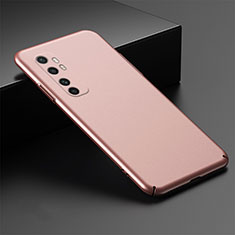 Coque Plastique Rigide Etui Housse Mat M01 pour Xiaomi Mi Note 10 Lite Or Rose