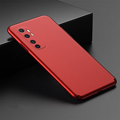 Coque Plastique Rigide Etui Housse Mat M01 pour Xiaomi Mi Note 10 Lite Rouge