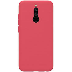 Coque Plastique Rigide Etui Housse Mat M01 pour Xiaomi Redmi 8 Rouge
