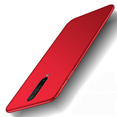 Coque Plastique Rigide Etui Housse Mat M01 pour Xiaomi Redmi K30 4G Rouge