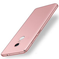 Coque Plastique Rigide Etui Housse Mat M01 pour Xiaomi Redmi Note 5 Indian Version Or Rose