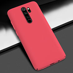 Coque Plastique Rigide Etui Housse Mat M01 pour Xiaomi Redmi Note 8 Pro Rouge