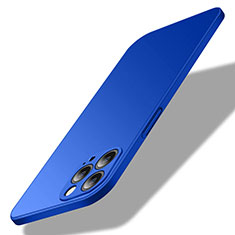 Coque Plastique Rigide Etui Housse Mat M02 pour Apple iPhone 15 Pro Bleu