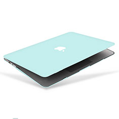 Coque Plastique Rigide Etui Housse Mat M02 pour Apple MacBook Air 13 pouces (2020) Cyan