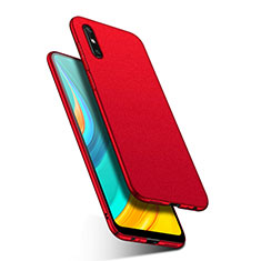 Coque Plastique Rigide Etui Housse Mat M02 pour Huawei Enjoy 10e Rouge