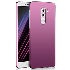 Coque Plastique Rigide Etui Housse Mat M02 pour Huawei Honor 6X Pro Violet
