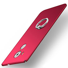 Coque Plastique Rigide Etui Housse Mat M02 pour Huawei Mate 8 Rouge