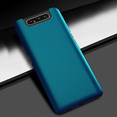 Coque Plastique Rigide Etui Housse Mat M02 pour Samsung Galaxy A80 Bleu