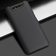 Coque Plastique Rigide Etui Housse Mat M02 pour Samsung Galaxy A80 Noir