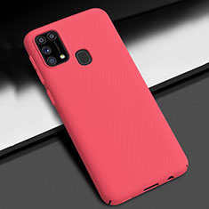 Coque Plastique Rigide Etui Housse Mat M02 pour Samsung Galaxy M31 Prime Edition Rouge