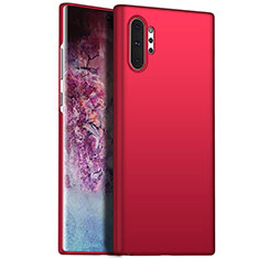 Coque Plastique Rigide Etui Housse Mat M02 pour Samsung Galaxy Note 10 Plus 5G Rouge