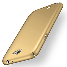Coque Plastique Rigide Etui Housse Mat M02 pour Samsung Galaxy Note 2 N7100 N7105 Or