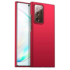 Coque Plastique Rigide Etui Housse Mat M02 pour Samsung Galaxy Note 20 Ultra 5G Rouge