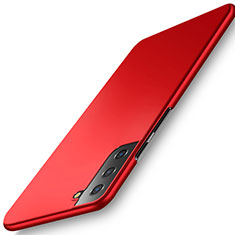 Coque Plastique Rigide Etui Housse Mat M02 pour Samsung Galaxy S21 5G Rouge