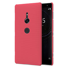 Coque Plastique Rigide Etui Housse Mat M02 pour Sony Xperia XZ2 Rouge