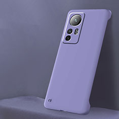 Coque Plastique Rigide Etui Housse Mat M02 pour Xiaomi Mi 12 Pro 5G Violet Clair