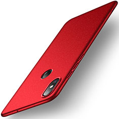 Coque Plastique Rigide Etui Housse Mat M02 pour Xiaomi Mi 8 Rouge