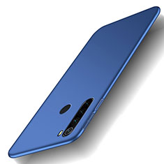Coque Plastique Rigide Etui Housse Mat M02 pour Xiaomi Redmi Note 8 (2021) Bleu