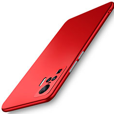 Coque Plastique Rigide Etui Housse Mat M03 pour Vivo X51 5G Rouge