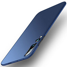 Coque Plastique Rigide Etui Housse Mat M03 pour Xiaomi Mi 10 Bleu