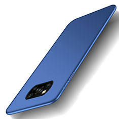 Coque Plastique Rigide Etui Housse Mat M03 pour Xiaomi Poco X3 NFC Bleu