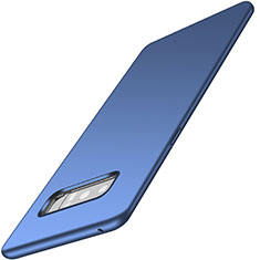 Coque Plastique Rigide Etui Housse Mat M04 pour Samsung Galaxy Note 8 Duos N950F Bleu