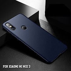 Coque Plastique Rigide Etui Housse Mat M05 pour Xiaomi Mi Mix 3 Bleu