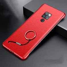 Coque Plastique Rigide Etui Housse Mat P01 pour Huawei Mate 20 X 5G Rouge