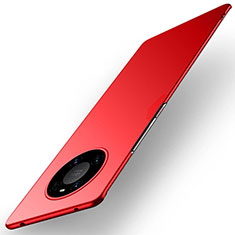 Coque Plastique Rigide Etui Housse Mat P01 pour Huawei Mate 40 Pro Rouge