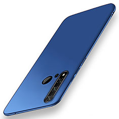 Coque Plastique Rigide Etui Housse Mat P01 pour Huawei P20 Lite (2019) Bleu