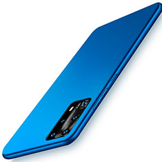 Coque Plastique Rigide Etui Housse Mat P01 pour Huawei P40 Pro+ Plus Bleu