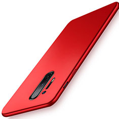 Coque Plastique Rigide Etui Housse Mat P01 pour OnePlus 8 Pro Rouge