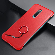 Coque Plastique Rigide Etui Housse Mat P01 pour Oppo RX17 Pro Rouge