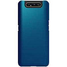 Coque Plastique Rigide Etui Housse Mat P01 pour Samsung Galaxy A90 4G Bleu