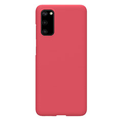 Coque Plastique Rigide Etui Housse Mat P01 pour Samsung Galaxy S20 Rouge