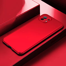 Coque Plastique Rigide Etui Housse Mat P01 pour Xiaomi Mi 11 5G Rouge