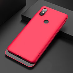 Coque Plastique Rigide Etui Housse Mat P01 pour Xiaomi Mi Mix 3 Rouge