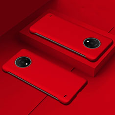 Coque Plastique Rigide Etui Housse Mat P02 pour OnePlus 7T Rouge