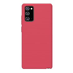 Coque Plastique Rigide Etui Housse Mat P02 pour Samsung Galaxy Note 20 5G Rouge